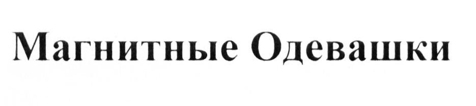 МАГНИТНЫЕ ОДЕВАШКИ