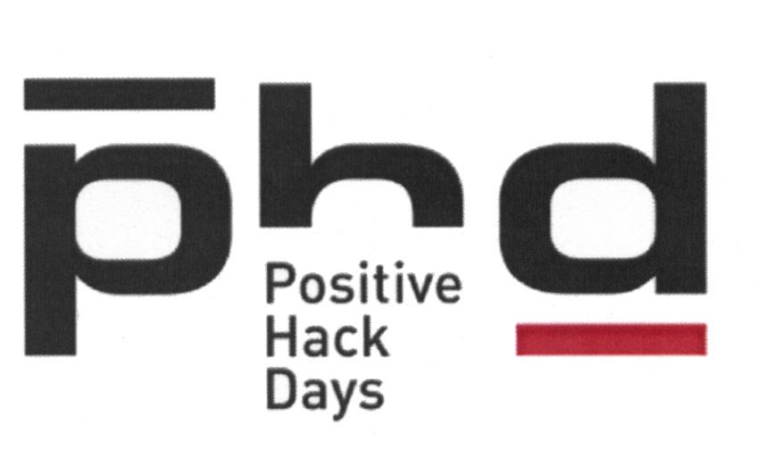 HACKDAYS PHD POSITIVE HACK DAYS