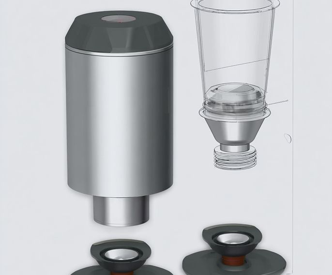 Колпачковая откидная
крышка с сюрпризом