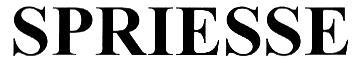 SPRIESSE