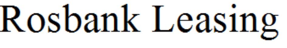 ROSBANK LEASING