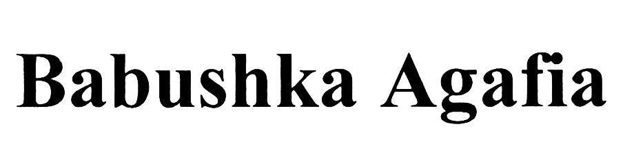 BABUSHKA AGAFIA