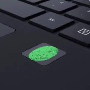 Microsoft патентует стик со сканером отпечатков пальцев