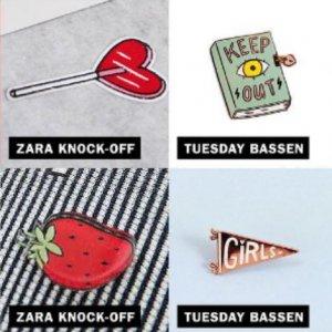 ZARA поймали на плагиате принтов