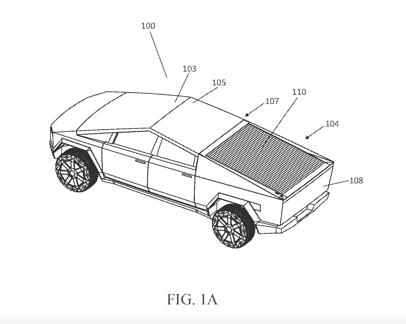 Опубликована заявка Tesla на патент на крышку кузова со встроенными солнечными панелями для пикапа Cybertruck