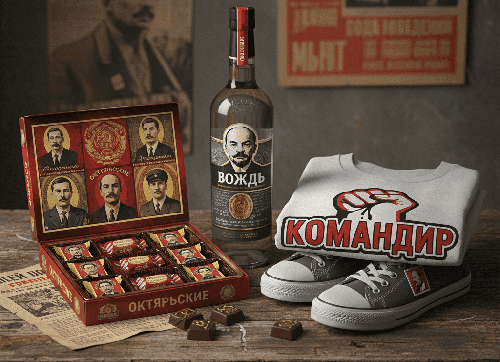 Конфеты, водка, одежда: как компании используют имена вождей Октябрьской революции в своих товарных знаках