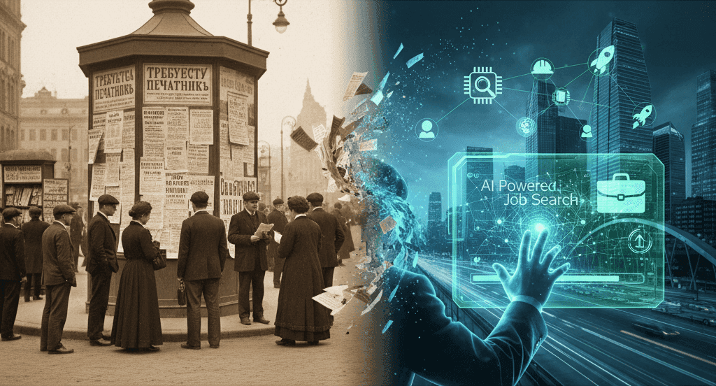 От печатных объявлений до ИИ. Как в России развивались сервисы поиска работы