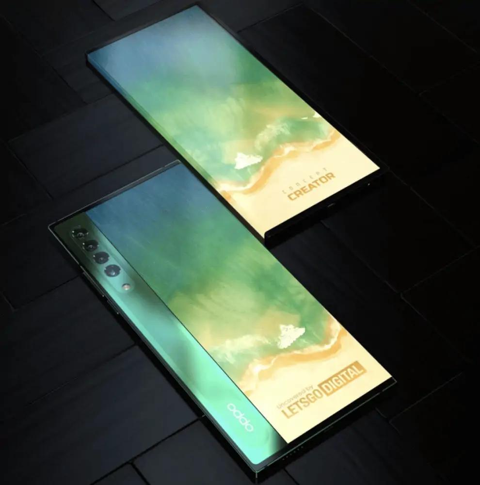 Oppo может представить смартфон с экраном, покрывающим почти всю площадь корпуса